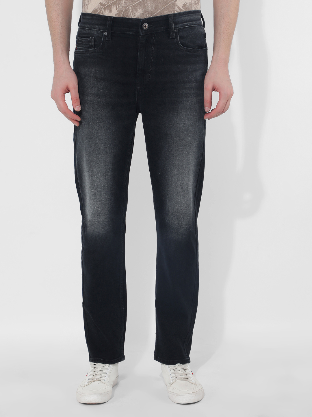 Numero Uno Men Solid Black Jeans